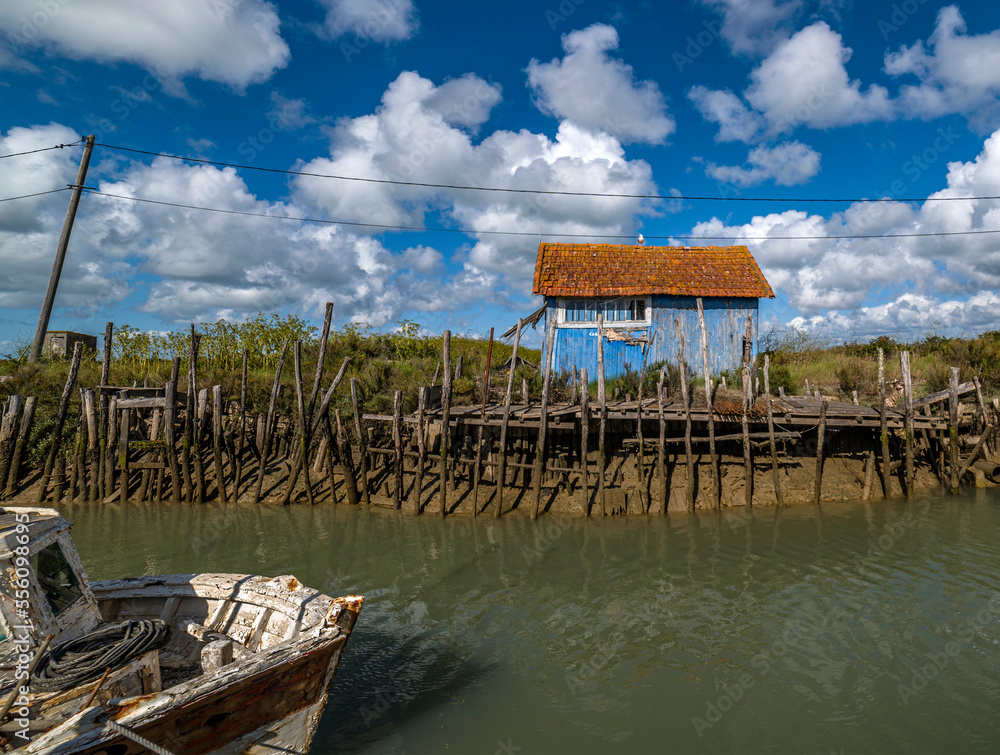Foto de Cabane de pêcheur sur l'île d'Oléron à Saint-Pierre-d'Oléron