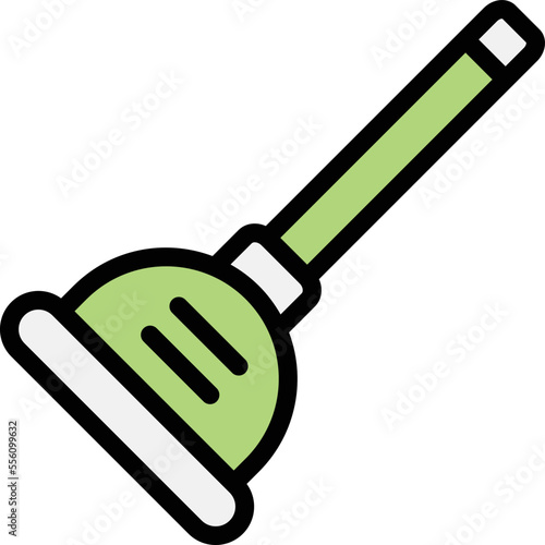 Plunger Vector Icon Design Illustration
