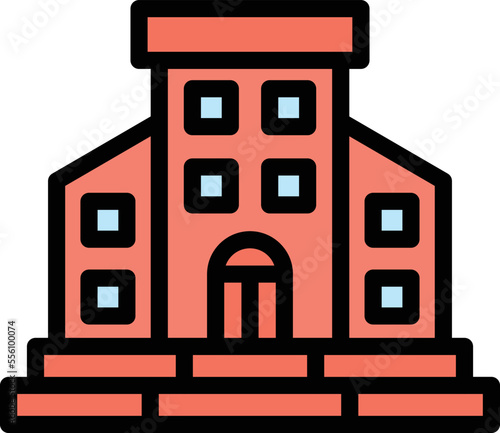 Condo Vector Icon Design Illustration