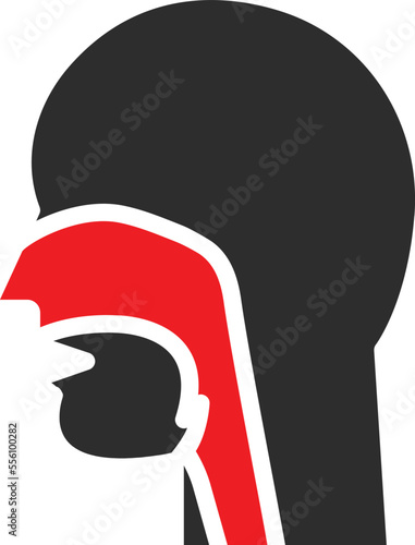 Nasal canal Vector Icon
