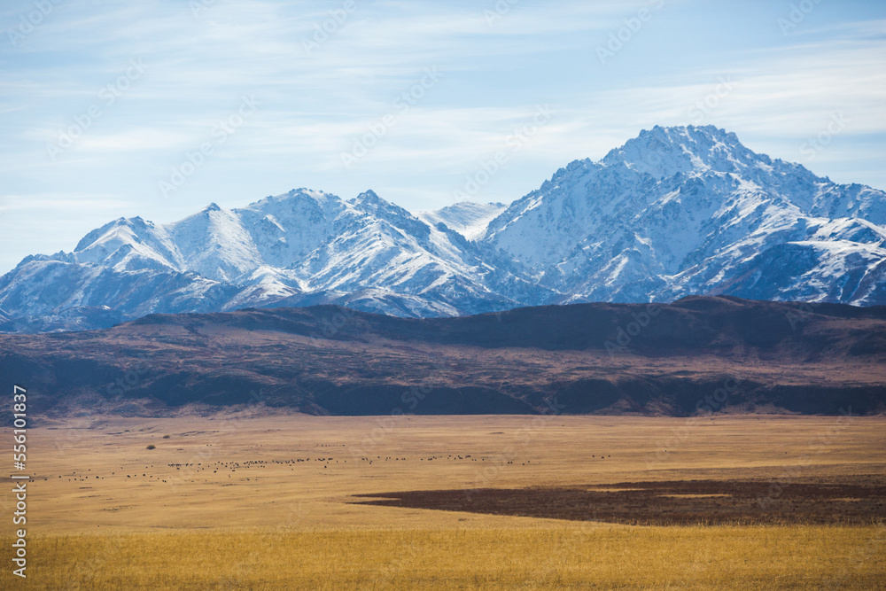 Kazakhstan nature autmn landscape