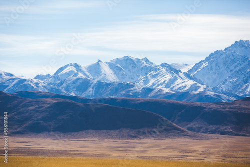 Kazakhstan mountains autmn landscape