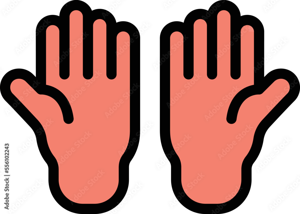 Fototapeta premium Gloves Vector Icon Design Illustration