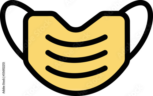 Medical mask Vector Icon Design Illustration