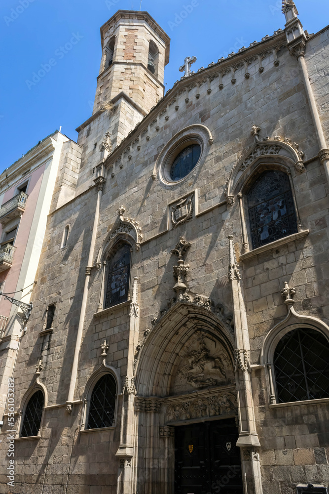 The church of Sant Jaume, Barcelona
