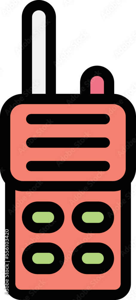 Walkie talkie Vector Icon Design Illustration