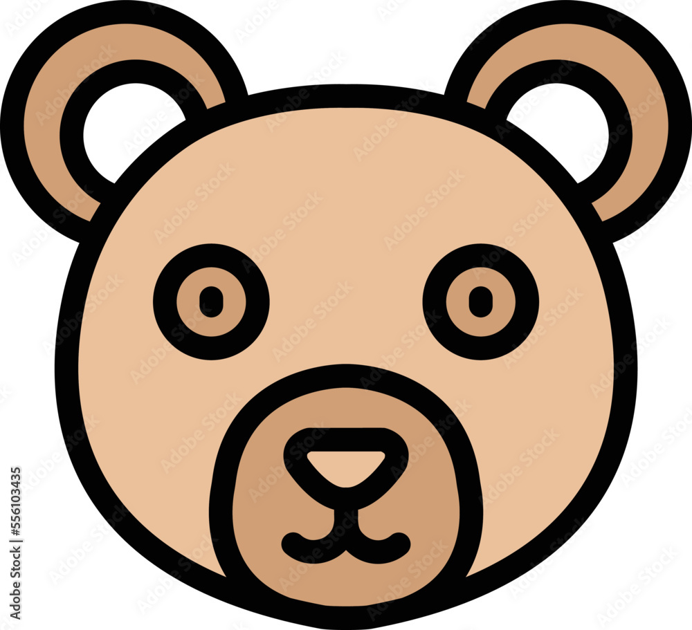 Bear Vector Icon Design Illustration Bear Vector Icon Design Illustration