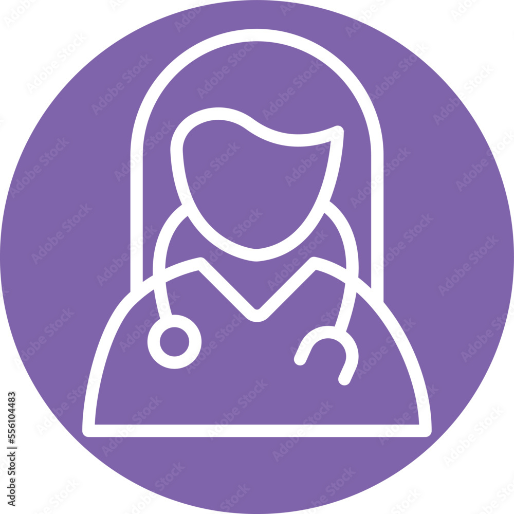 Female Doctor Vector Icon
Female Doctor Vector Icon