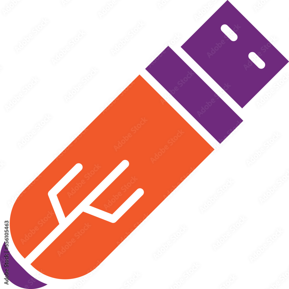 Pen drive Vector Icon Design Illustration