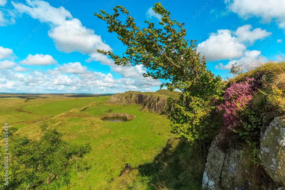 Walltown Crags on Hadrian's Wall, Northumberland Walltown Crags on Hadrian's Wall, Northumberland