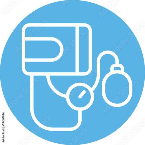 Sphygmomanometer Vector Icon
