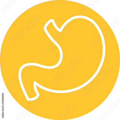  Stomach Vector Icon
