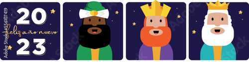 Reyes Magos feliz 2023