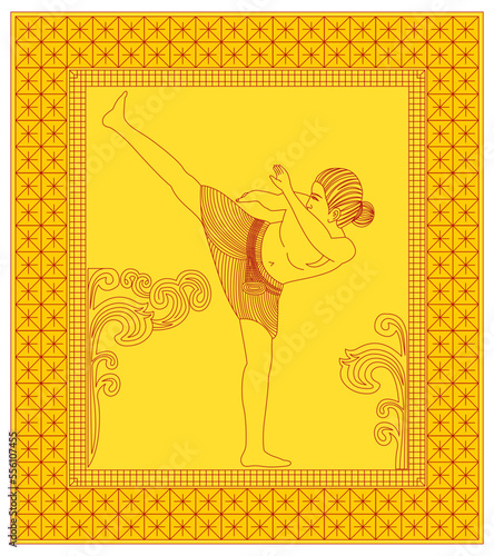 Sri Lanka Traditionalist Marshal art Angampora vectors, and illustrations