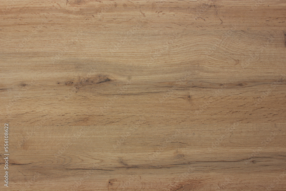 Fototapeta premium Wooden background texture table top view, oak wood with fibers