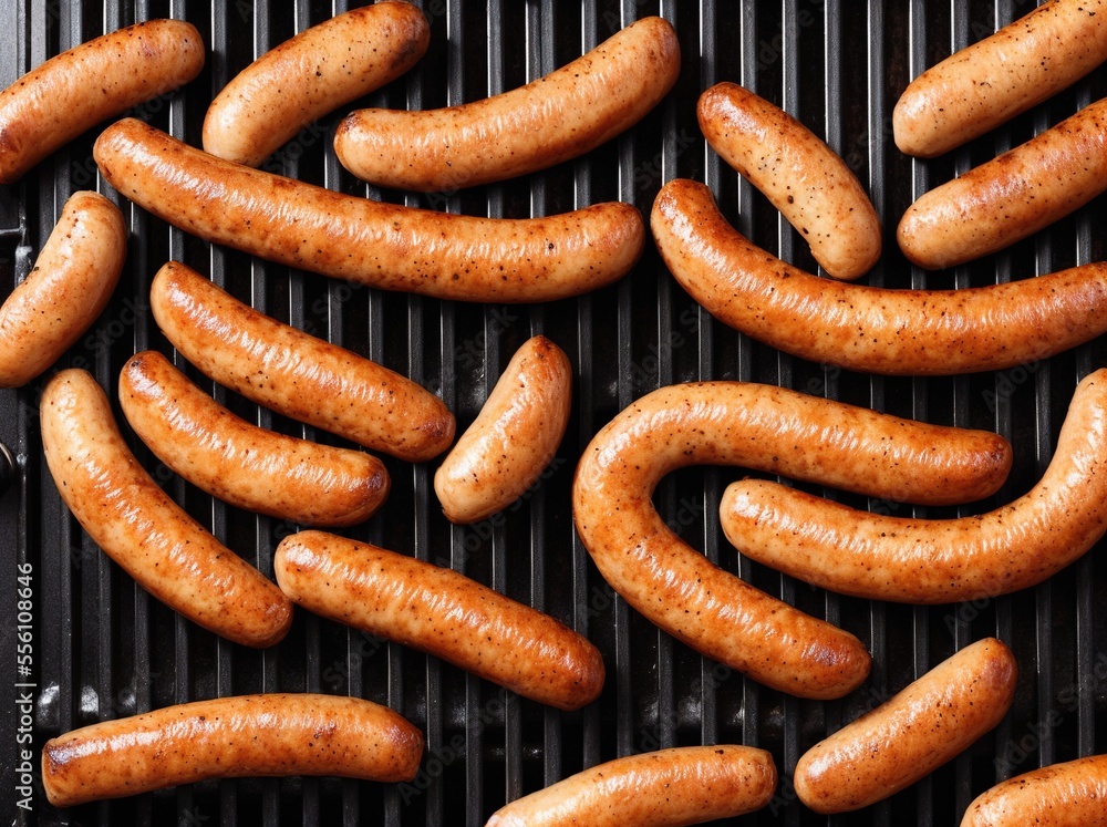 smoked sausages on a grill, food, sausage, meat, pork, sausages, barbecue, beef, grill, grilled, cooking smoked sausages on a grill, food, sausage, meat, pork, sausages, barbecue, beef, grill, grilled, cooking