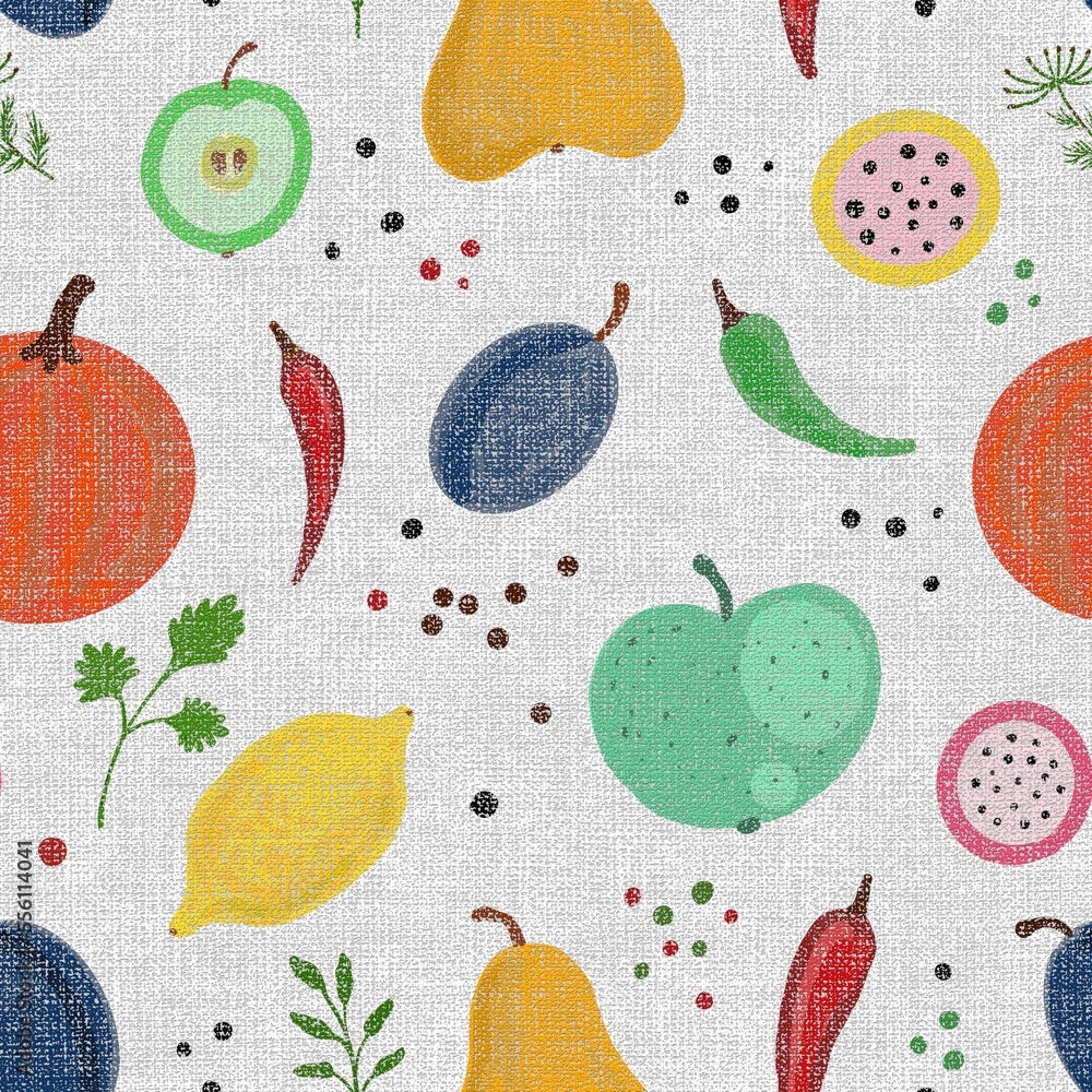 vegetables vegetarian seamless pattern background fabric design print wrapping paper digital illustration texture wallpaper watercolor paint vegetables vegetarian seamless pattern background fabric design print wrapping paper digital illustration texture wallpaper watercolor paint