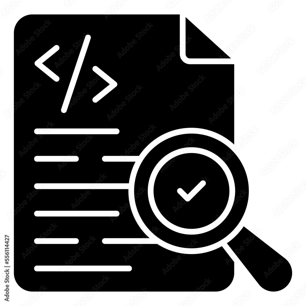 Perfect design icon of search coding Perfect design icon of search coding