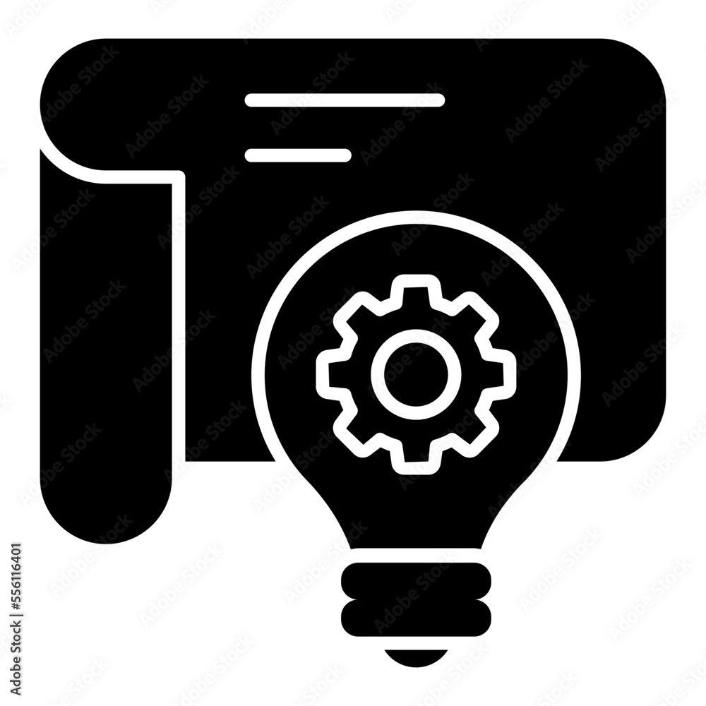 An editable design icon of idea generation An editable design icon of idea generation