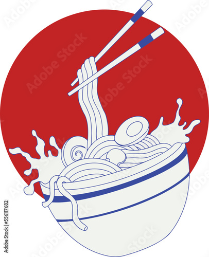 ramen logo illustration