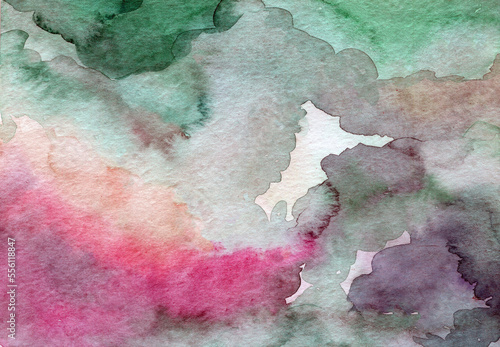 Purple hand-drawn watercolor background