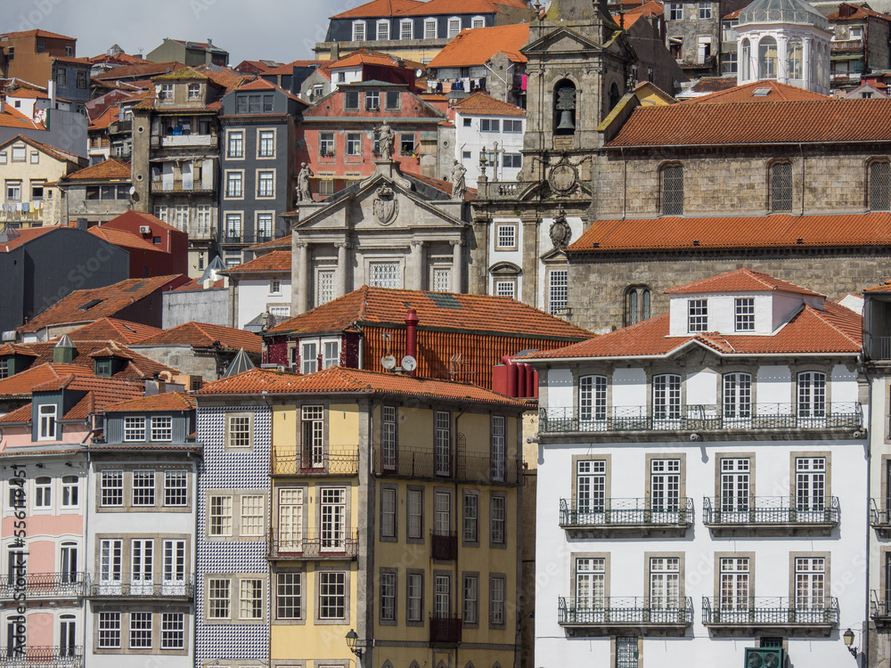 Obraz premium Die Stadt Porto am Douro