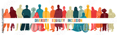 Diversity, Equality, Inclusion banner.