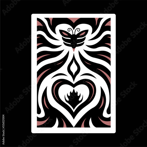 Wallpaper Mural Doodle art handdrawn love and butterfly Torontodigital.ca