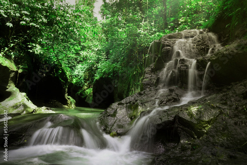 Fototapeta Naklejka Na Ścianę i Meble -  Beautiful Waterfall in Bali, Indonesia