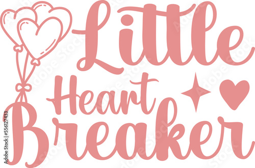 Little heart Breaker -valentine's day SVG, Vector Design, valentine's day SVG File, valentine's day Shirt SVG, valentine's day mug SVG, Retro valentine's day SVG