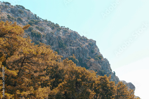 landscape in the mountains and clouds 