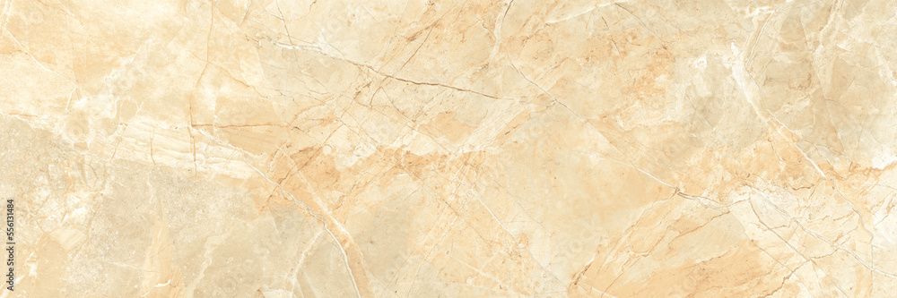 Beige and brown Marble texture, Detailed structure of marble in natural pattern for background, Yellow natural marble tiles for ceramic wall tiles and floor tiles, Full size