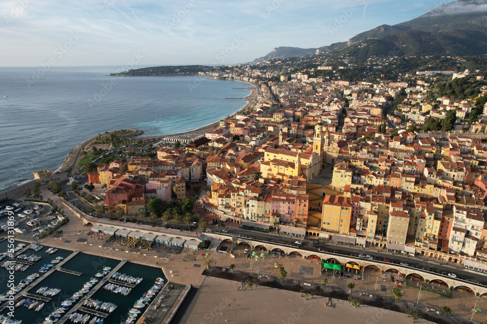 vieille ville de Menton - Côte d'Azur	