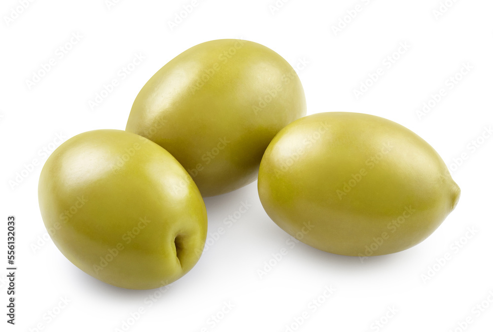 Delicious olives, isolated on white background Delicious olives, isolated on white background