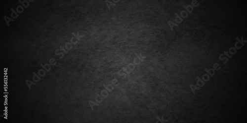 Dark black and white stone concrete grunge wall texture and backdrop background anthracite panorama. Panorama dark black or black slate background or texture.