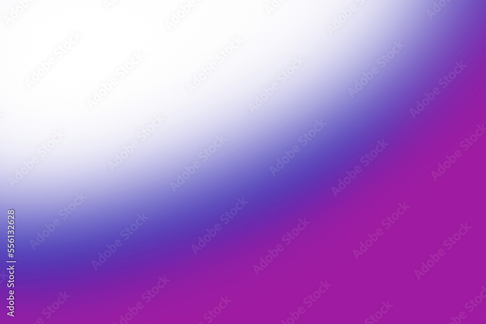 白地に青と紫のシンプルな曲線のグラデーション