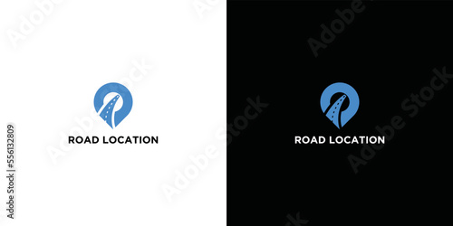 Creative Road Location Logo Design