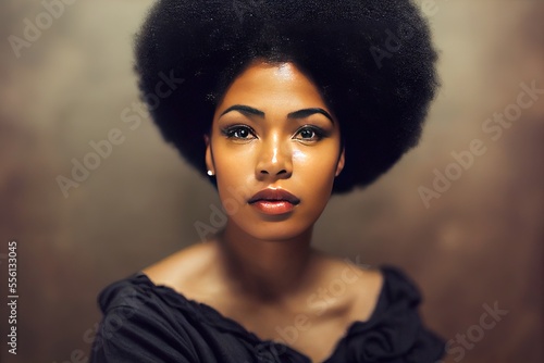 Beautiful Woman of African ...