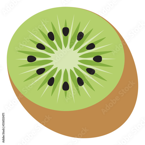 kiwifruit flat icon