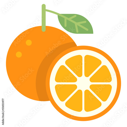 oranges flat icon