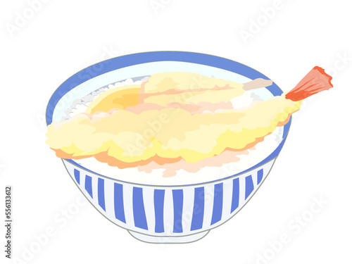 天丼のイラスト