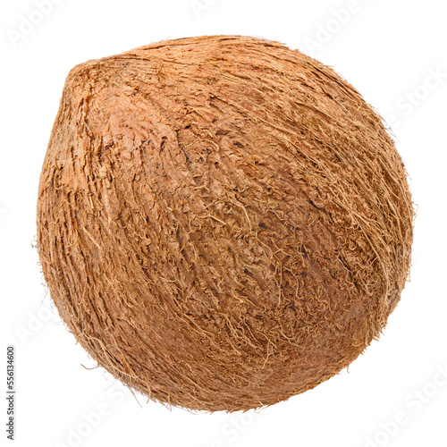 Delicious coconut, isolated on white background