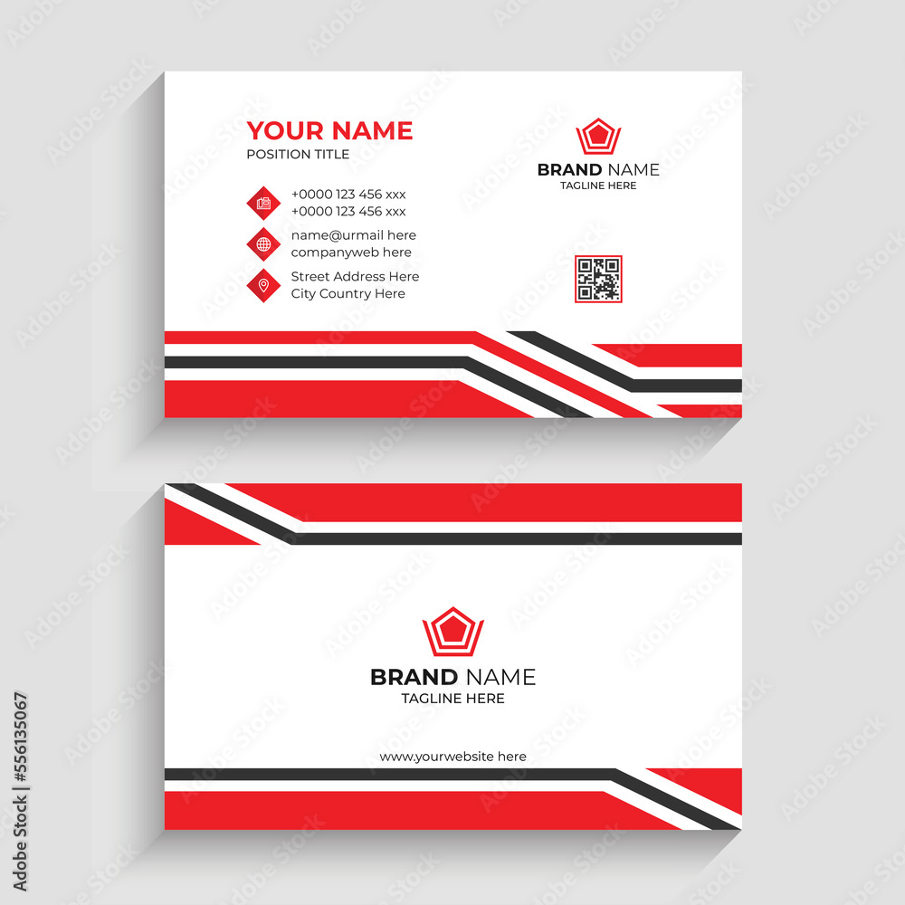Corporate and Unique Business Card Design Corporate and Unique Business Card Design