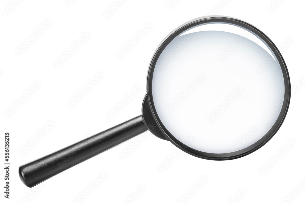 Magnifying glass, isolated on white background Magnifying glass, isolated on white background