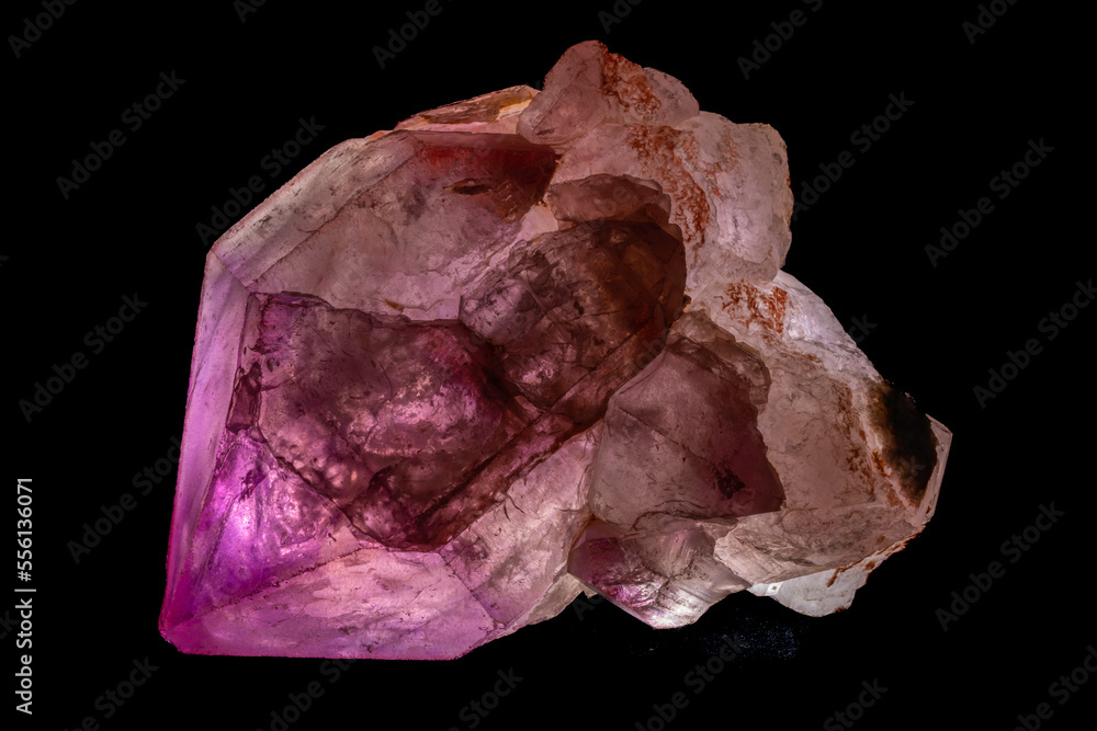 amethyst isolated on black amethyst isolated on black