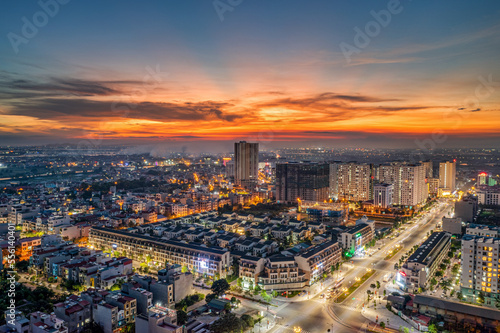 Panorama of Bac Ninh city