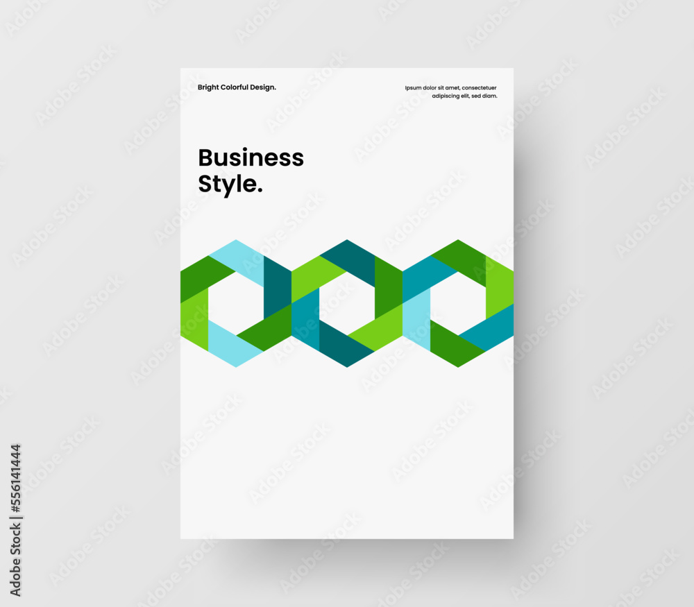 Vivid brochure vector design layout. Modern mosaic shapes annual report concept. Vivid brochure vector design layout. Modern mosaic shapes annual report concept.
