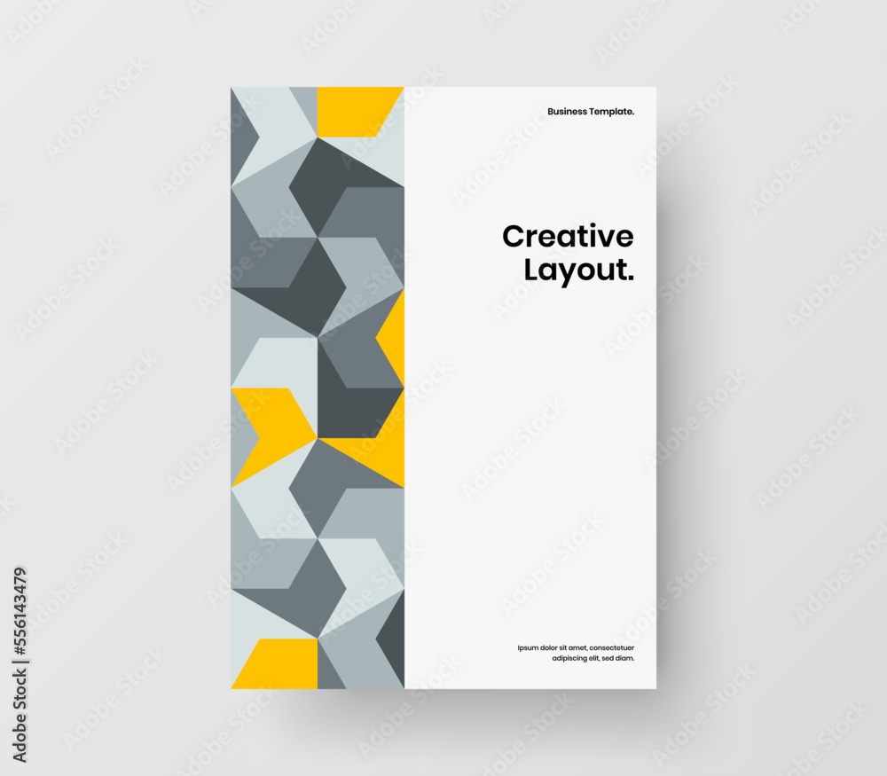 Premium catalog cover vector design concept. Clean mosaic pattern pamphlet illustration. Premium catalog cover vector design concept. Clean mosaic pattern pamphlet illustration.