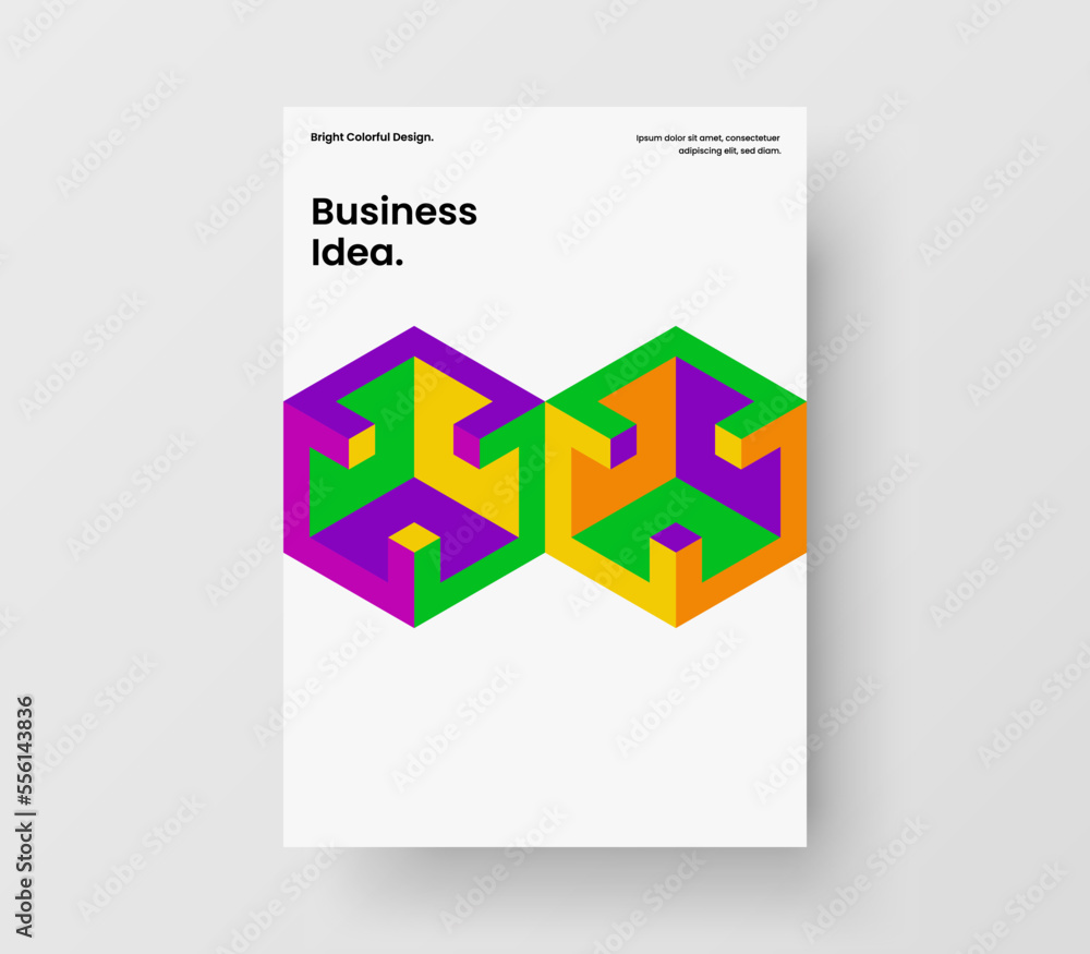 Fresh pamphlet design vector layout. Premium geometric shapes corporate identity concept. Fresh pamphlet design vector layout. Premium geometric shapes corporate identity concept.