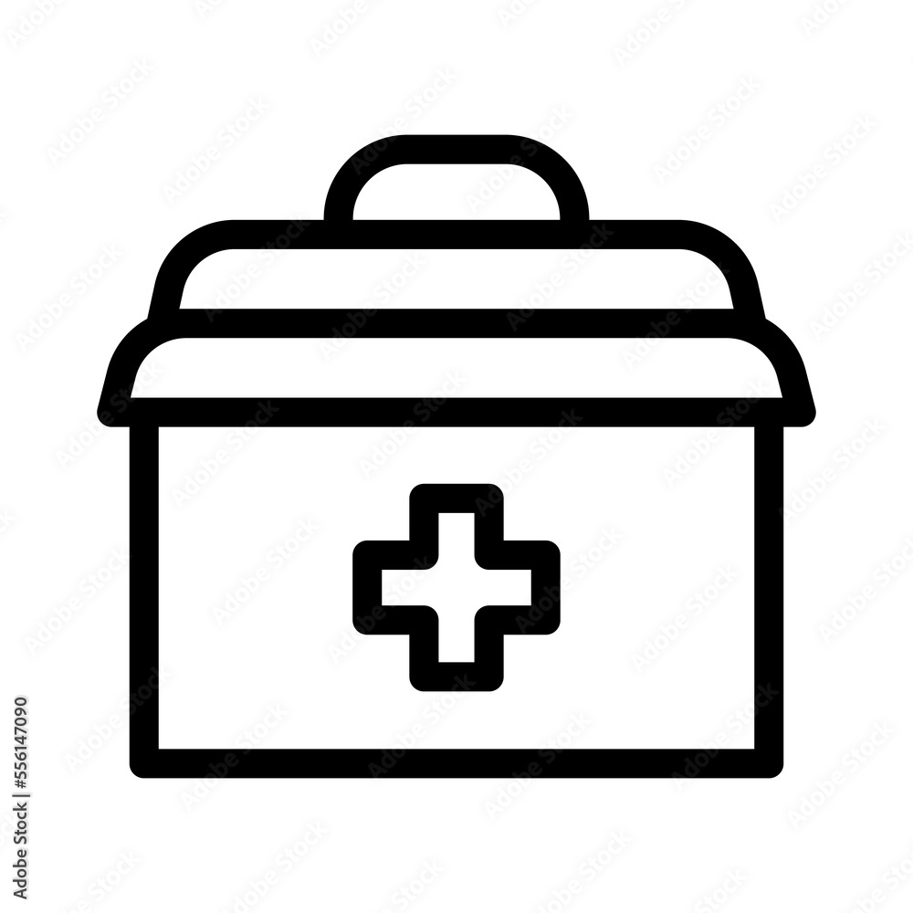 Obraz premium firts aid kit icon illustration vector graphic
